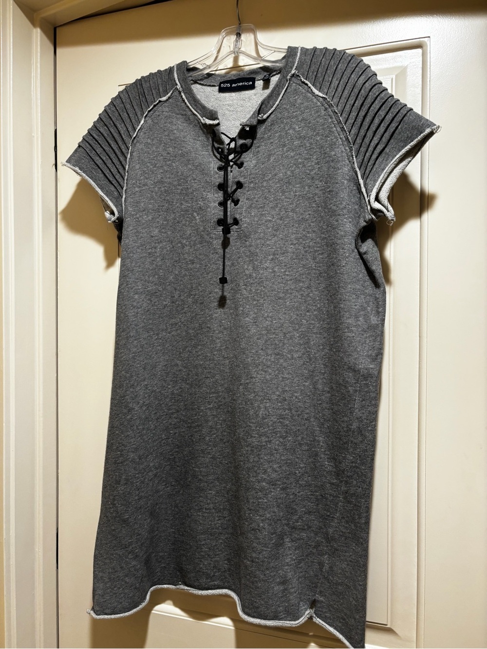 525 America Heather Gray Sweatshirt Dress